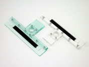 ズレない印矩Ｔ型,軽く押さえるだけで正確に固定でき、緩めると滑らかに位置調整が可能な独自のスリット構造により、安定性と作業効率を両立した印矩「スリット印矩・Ｔ型」,NonSlipInkuTtype